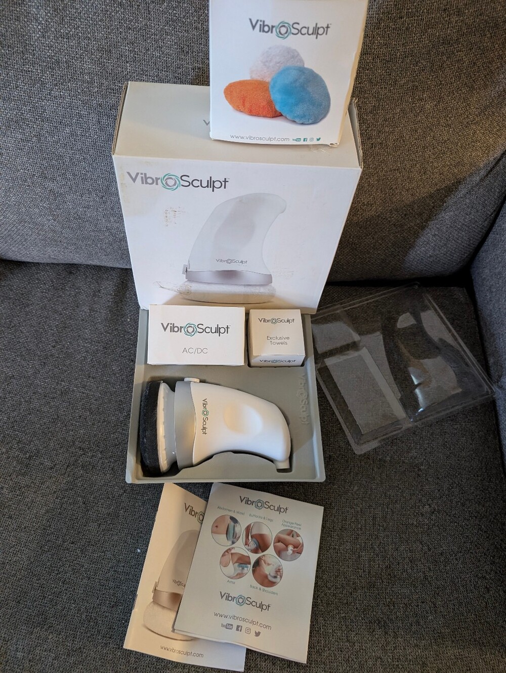 VibroSculpt Body Contouring Device | Anti-Cellulite Massage | Complete Set | New